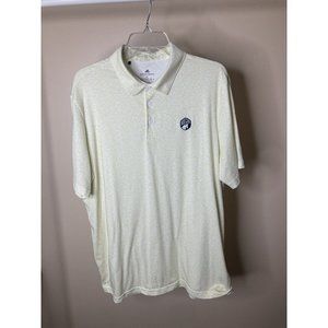 Adidas Golf Polo Shirt Size XL Yellow